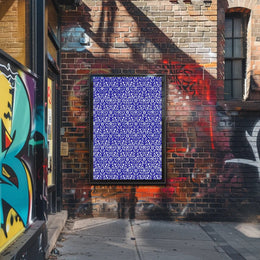 Abstract Floral Pattern Poster PosterGoat