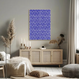 Abstract Floral Pattern Poster PosterGoat