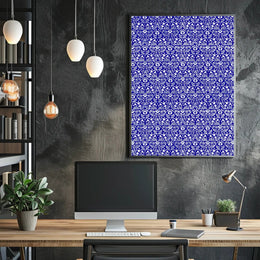 Abstract Floral Pattern Poster PosterGoat