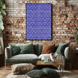 Abstract Floral Pattern Poster PosterGoat
