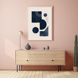 Abstract Geometric Art Minimalist Style Poster for Modern Decor PosterGoat