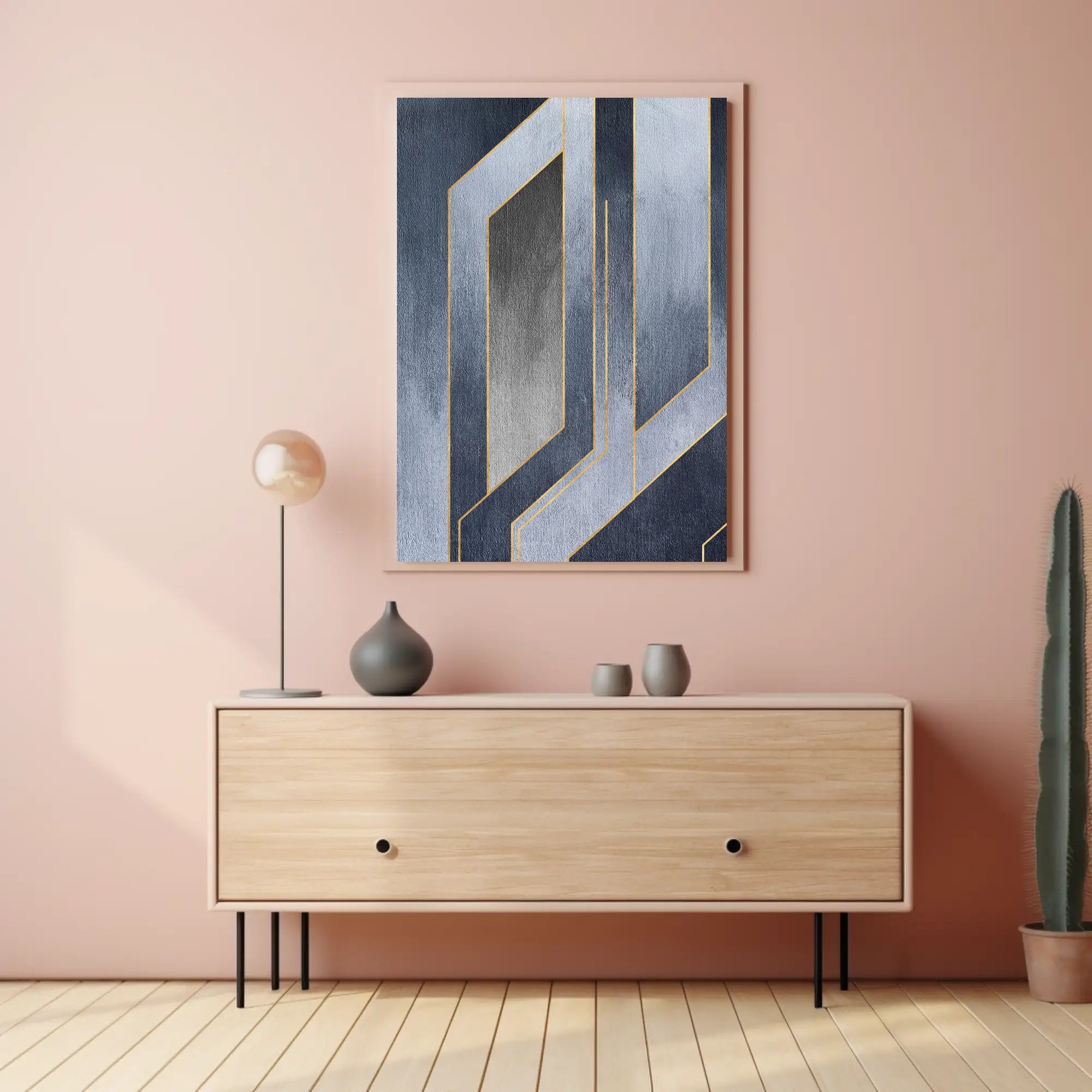Abstract Geometric Elegance Poster - Abstract or Artistic Poster PosterGoat