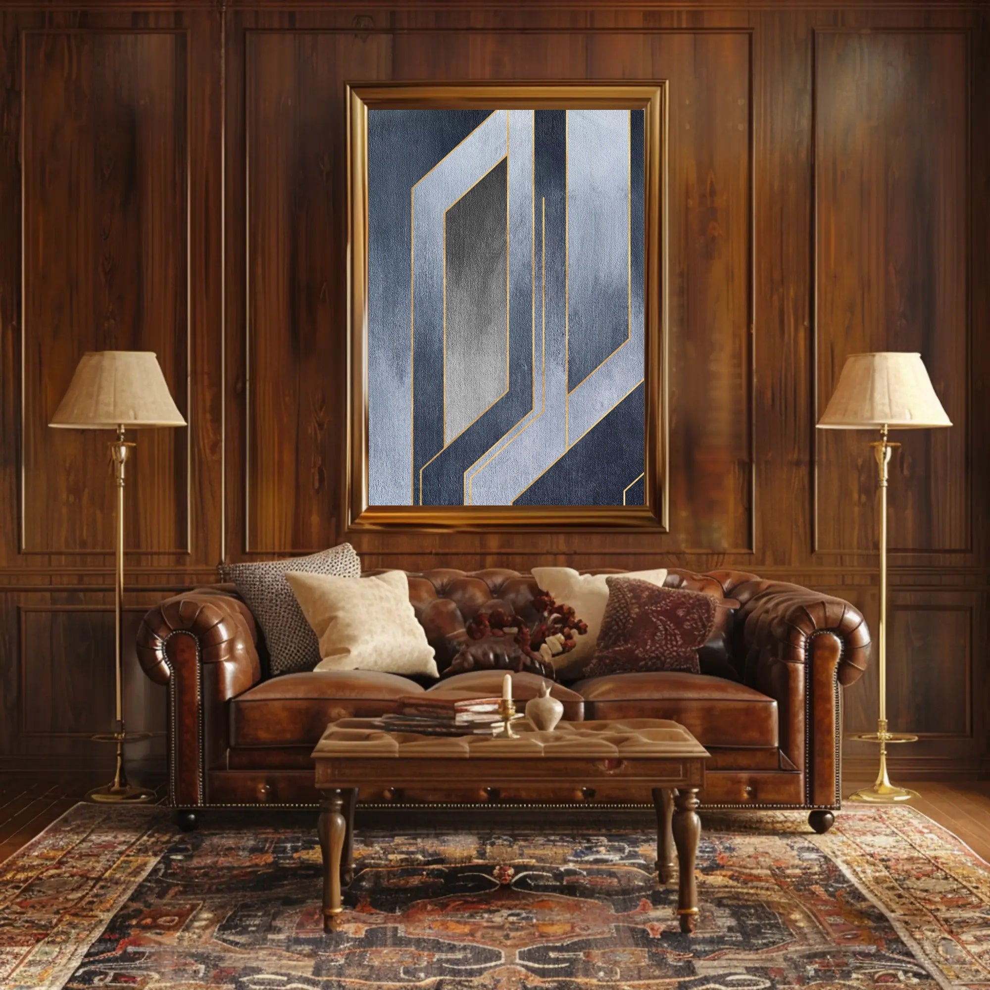 Abstract Geometric Elegance Poster - Abstract or Artistic Poster PosterGoat