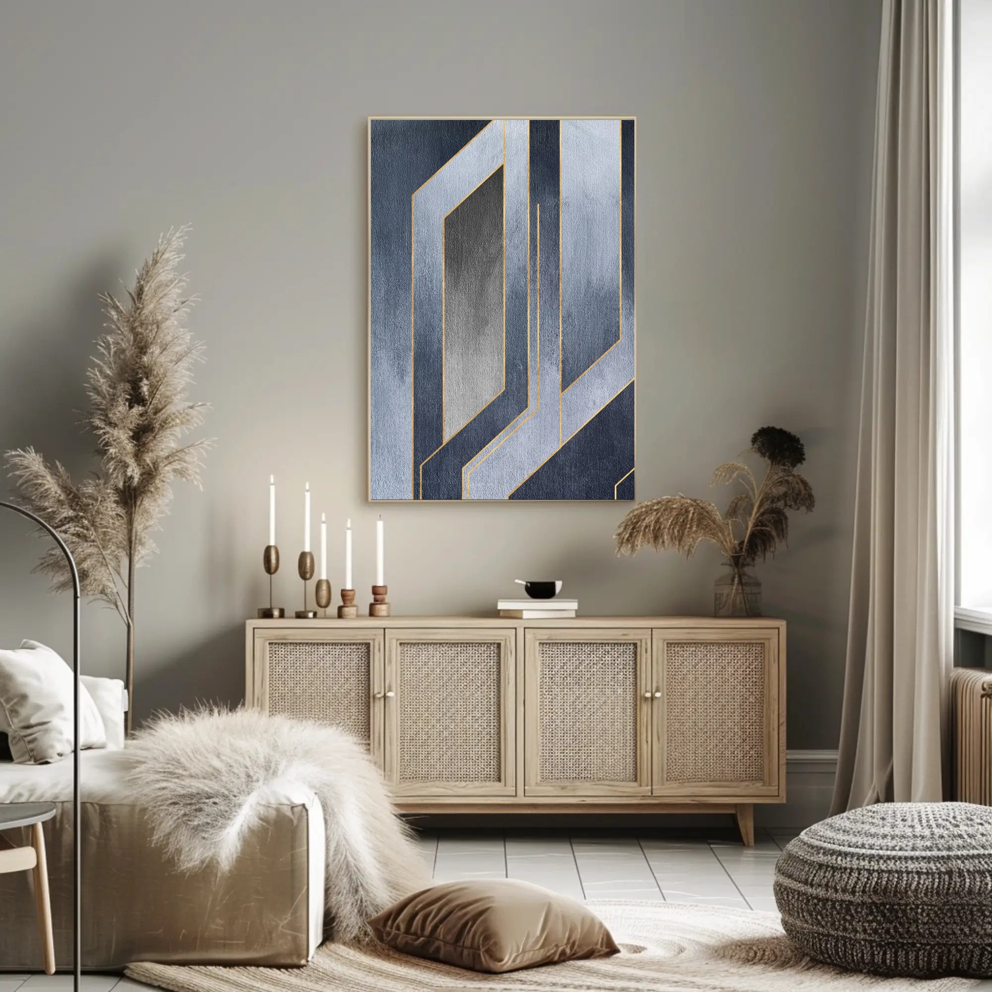 Abstract Geometric Elegance Poster - Abstract or Artistic Poster PosterGoat
