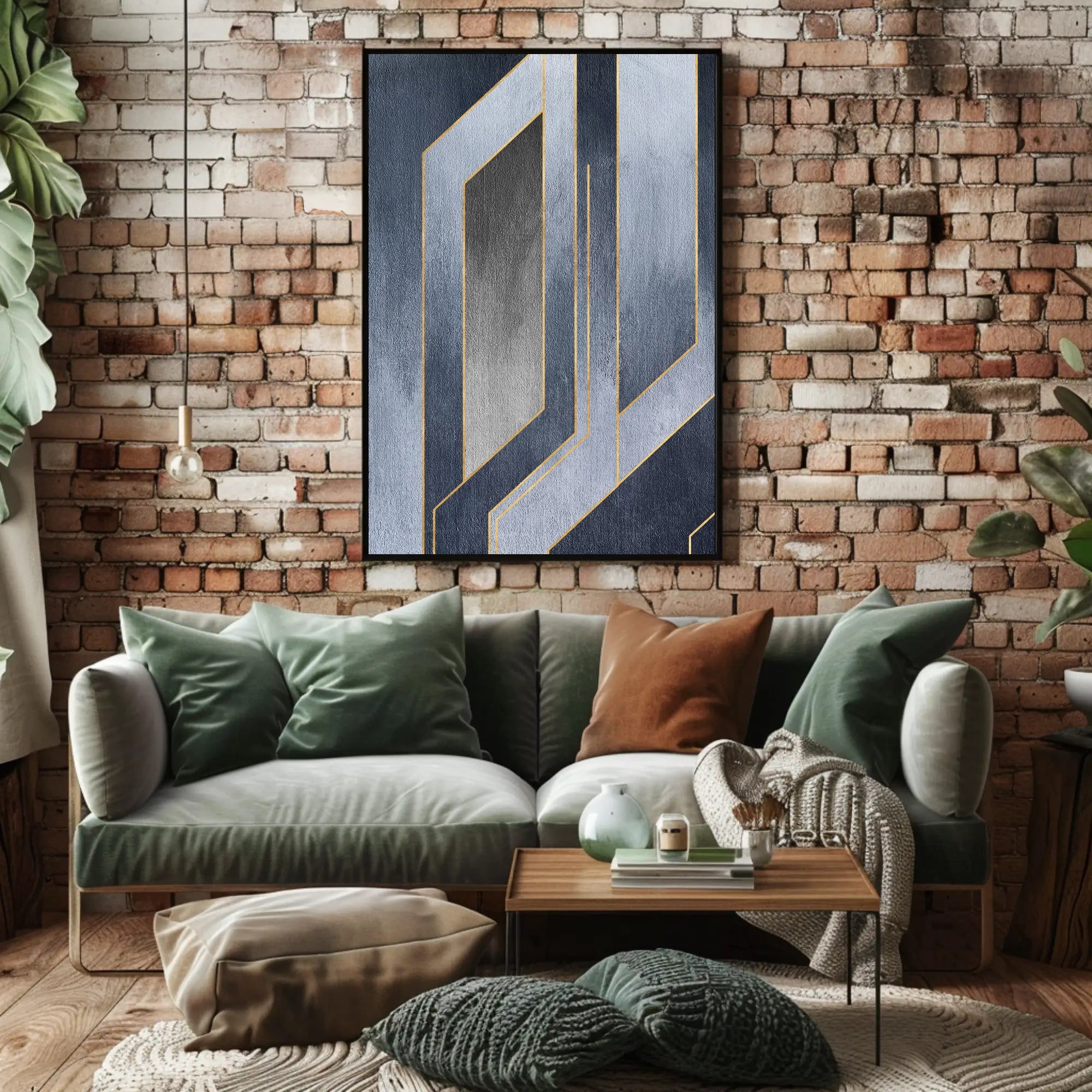 Abstract Geometric Elegance Poster - Abstract or Artistic Poster PosterGoat