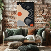 Abstract Geometric Modern Art Wall Decor Poster PosterGoat
