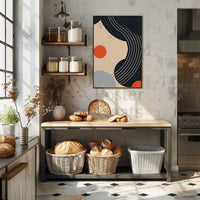 Abstract Geometric Modern Art Wall Decor Poster PosterGoat