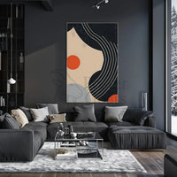 Abstract Geometric Modern Art Wall Decor Poster PosterGoat