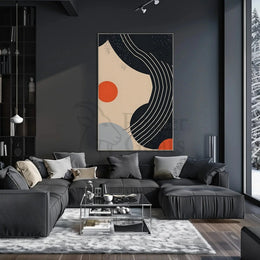 Abstract Geometric Modern Art Wall Decor Poster PosterGoat