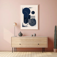 Abstract Geometric Modern Design Artistic Poster PosterGoat