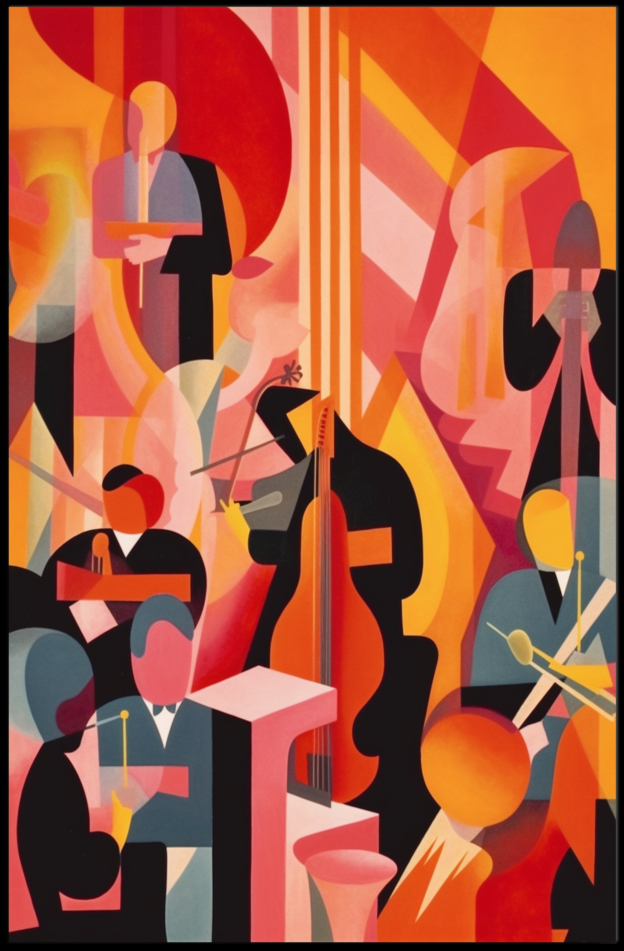 Abstract Orchestra Poster PosterGoat