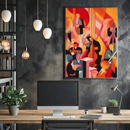 Abstract Orchestra Poster PosterGoat
