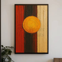 Abstract Solar Harmony Wall Art Poster - Abstract, Artistic, or Pop Culture Poster PosterGoat