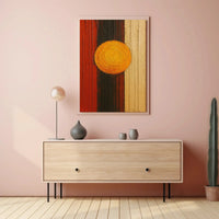 Abstract Solar Harmony Wall Art Poster - Abstract, Artistic, or Pop Culture Poster PosterGoat