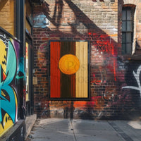 Abstract Solar Harmony Wall Art Poster - Abstract, Artistic, or Pop Culture Poster PosterGoat