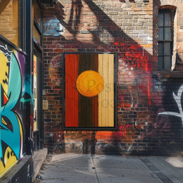 Abstract Solar Harmony Wall Art Poster - Abstract, Artistic, or Pop Culture Poster PosterGoat