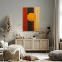 Abstract Solar Harmony Wall Art Poster - Abstract, Artistic, or Pop Culture Poster PosterGoat
