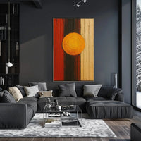 Abstract Solar Harmony Wall Art Poster - Abstract, Artistic, or Pop Culture Poster PosterGoat