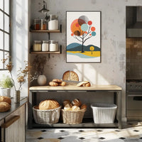 Abstract Trees Modern Art Print Poster PosterGoat