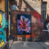 Abstract Vibrant Flower Design - Artistic Poster PosterGoat