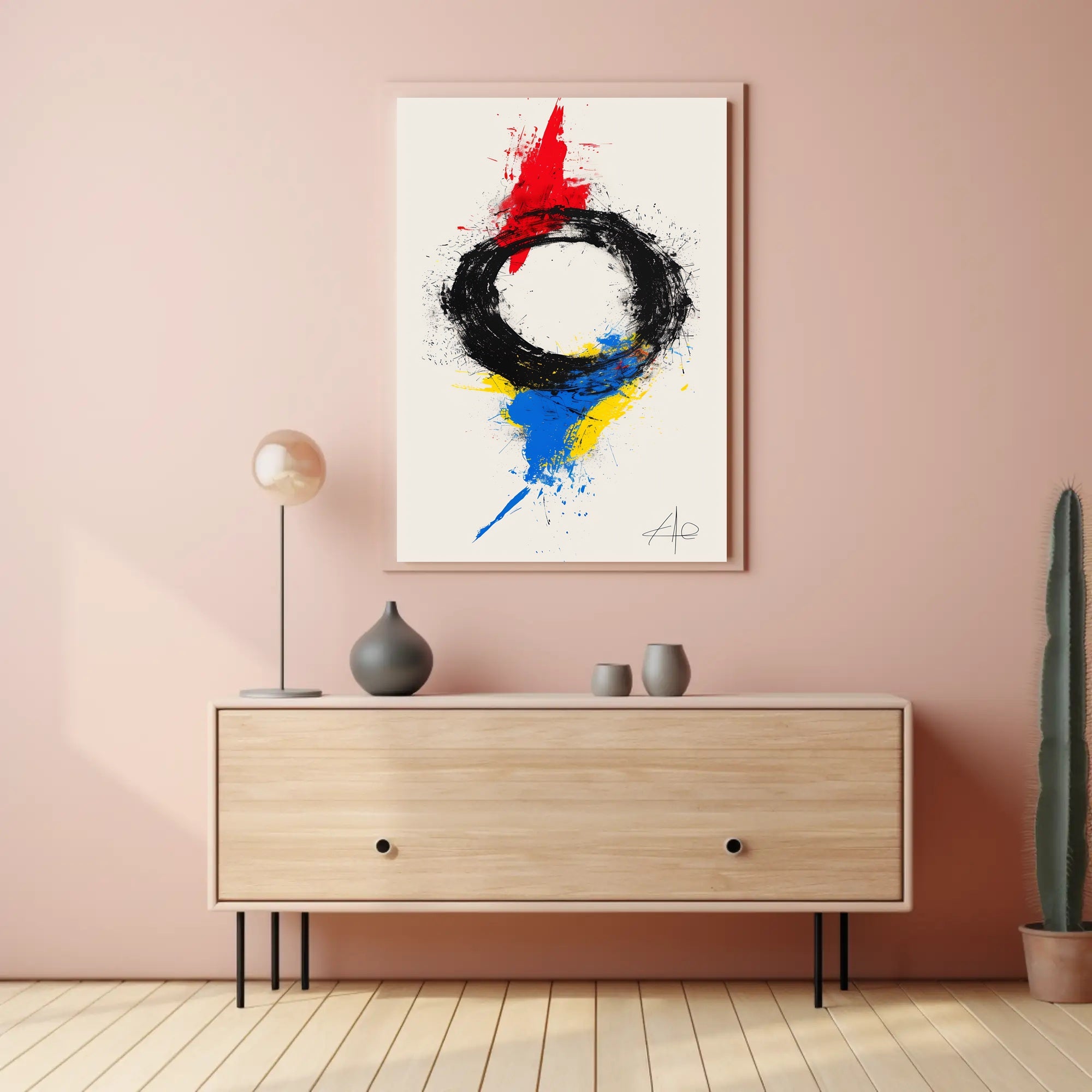Abstract Zen Energy Art Print: Artistic Poster PosterGoat