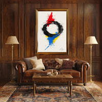 Abstract Zen Energy Art Print: Artistic Poster PosterGoat