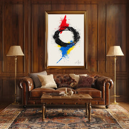 Abstract Zen Energy Art Print: Artistic Poster PosterGoat