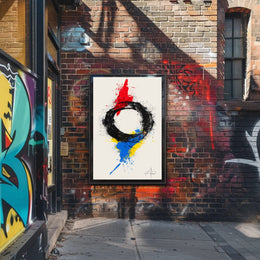 Abstract Zen Energy Art Print: Artistic Poster PosterGoat