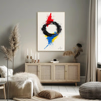 Abstract Zen Energy Art Print: Artistic Poster PosterGoat
