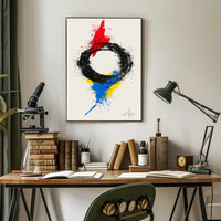 Abstract Zen Energy Art Print: Artistic Poster PosterGoat