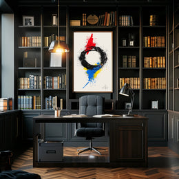 Abstract Zen Energy Art Print: Artistic Poster PosterGoat