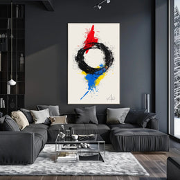 Abstract Zen Energy Art Print: Artistic Poster PosterGoat