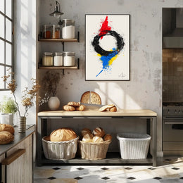 Abstract Zen Energy Art Print: Artistic Poster PosterGoat