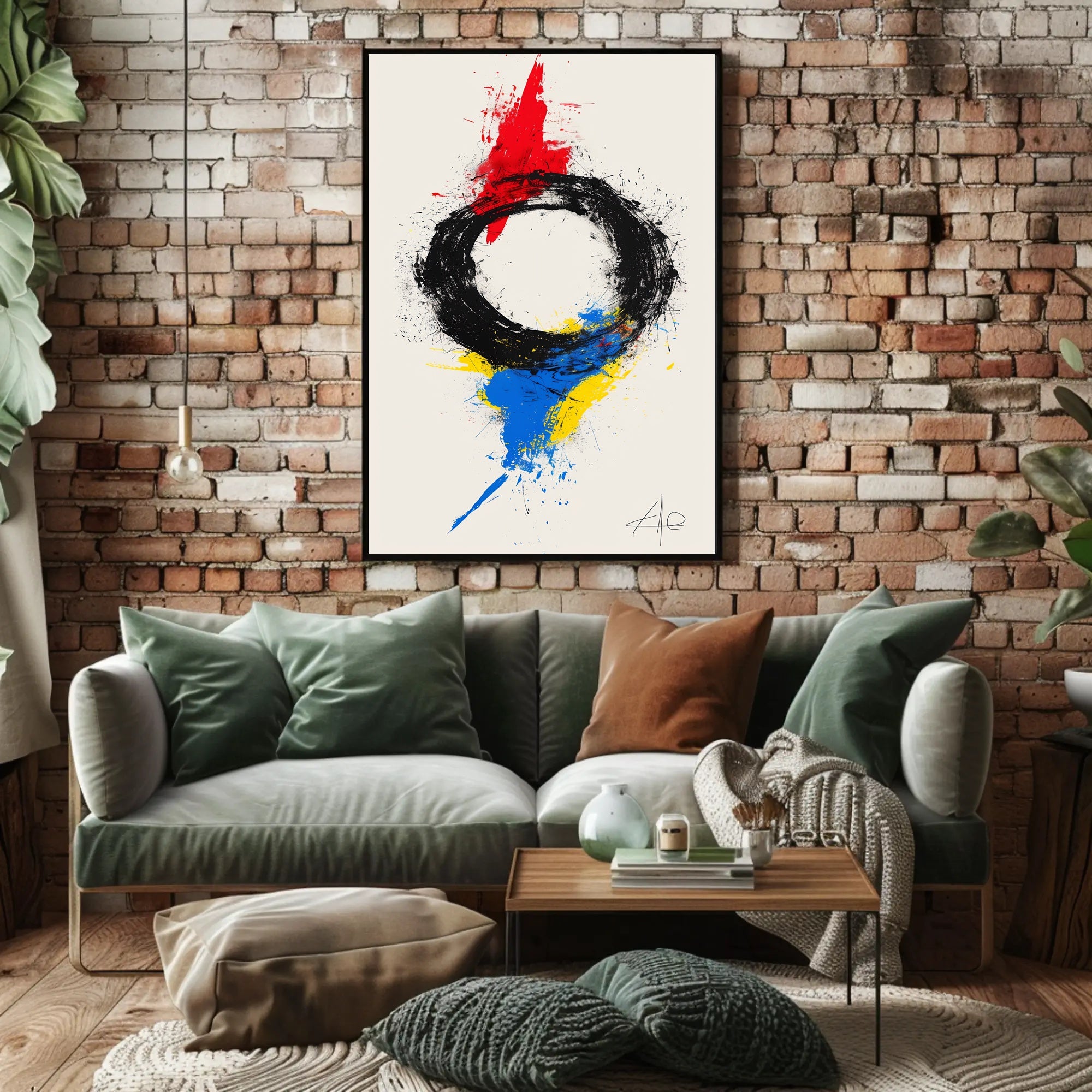 Abstract Zen Energy Art Print: Artistic Poster PosterGoat