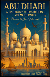 Abu Dhabi A Harmony Of Tradition And Poster PosterGoat