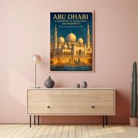 Abu Dhabi A Harmony Of Tradition And Poster PosterGoat