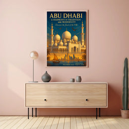 Abu Dhabi A Harmony Of Tradition And Poster PosterGoat