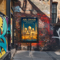 Abu Dhabi A Harmony Of Tradition And Poster PosterGoat