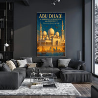 Abu Dhabi A Harmony Of Tradition And Poster PosterGoat