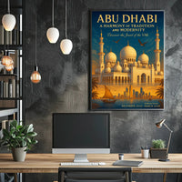 Abu Dhabi A Harmony Of Tradition And Poster PosterGoat