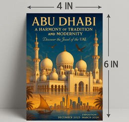Abu Dhabi A Harmony Of Tradition And Poster PosterGoat
