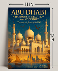 Abu Dhabi A Harmony Of Tradition And Poster PosterGoat