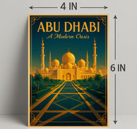 Abu Dhabi A Modern Oasis Poster PosterGoat