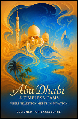 Abu Dhabi A Timeless Oasis Poster PosterGoat