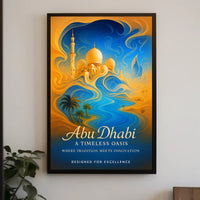 Abu Dhabi A Timeless Oasis Poster PosterGoat