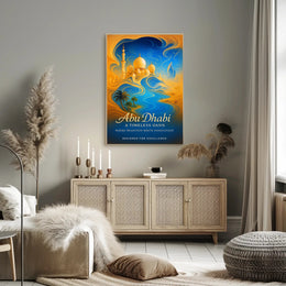 Abu Dhabi A Timeless Oasis Poster PosterGoat