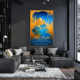 Abu Dhabi A Timeless Oasis Poster PosterGoat