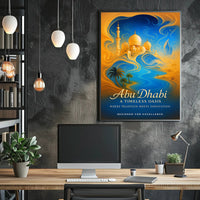 Abu Dhabi A Timeless Oasis Poster PosterGoat