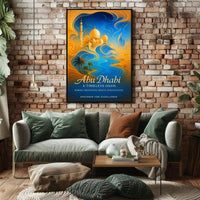 Abu Dhabi A Timeless Oasis Poster PosterGoat