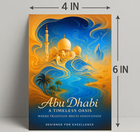 Abu Dhabi A Timeless Oasis Poster PosterGoat